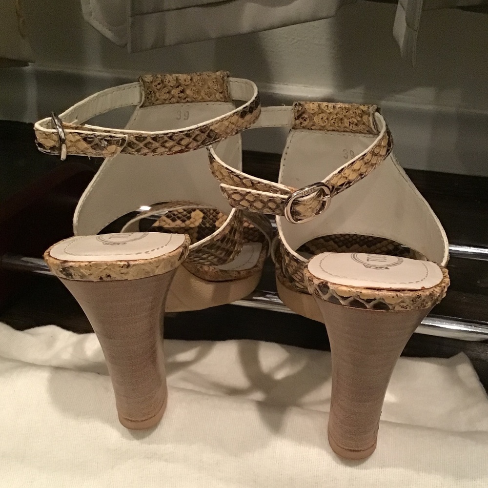 Tod’s Python Platform Sandals Us 9 - image 6